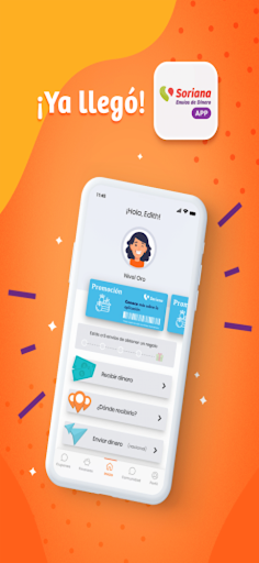 Android application Soriana Envíos de Dinero screenshort