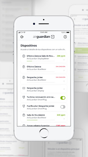 Android application Air Guardian screenshort