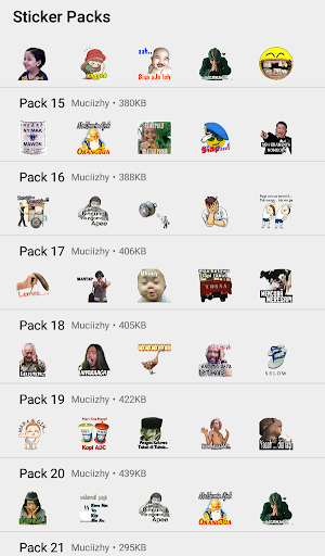 Perang Gambar Stiker WhatsApp