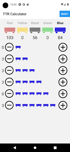 TTR Score Tracker Screen 2