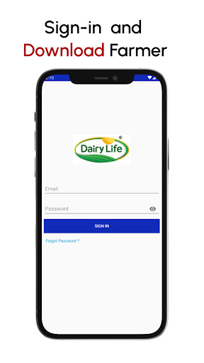 Android application Dairy Life Milk Procurement screenshort