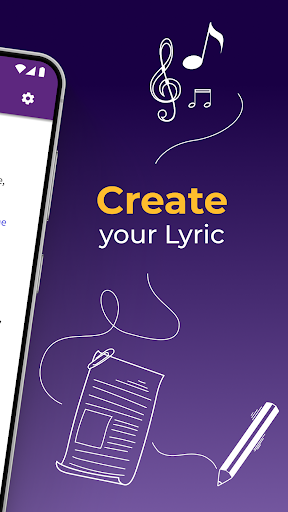Screenshot of Lyrics Notepad - Song Writing