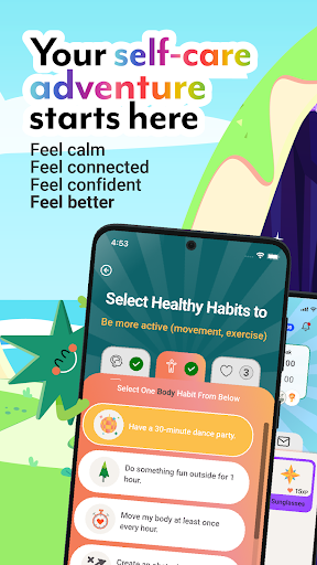 Screenshot of Lucero: Self Care Made Fun