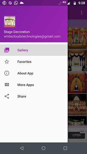 Android application Stage Decoration Gallery screenshort