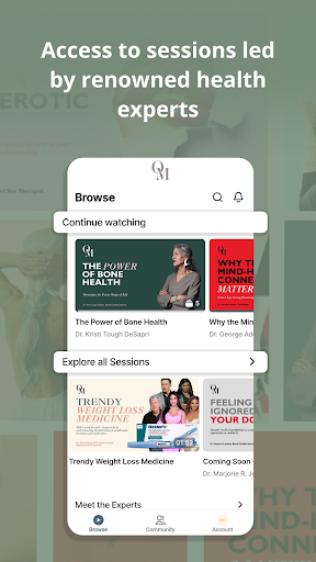 OM Health Hub Screen 3