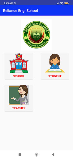 Android application Reliance English School screenshort