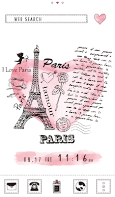 かわいい壁紙アイコン Paris Love 無料 Androidアプリ Applion