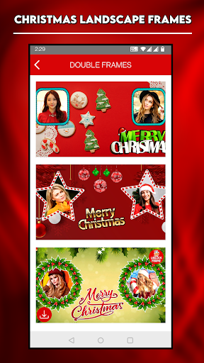 Christmas Photo Editor Screen 2