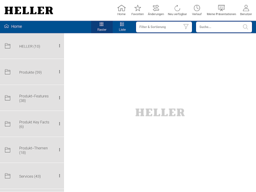 Slides2Go der HELLER Gruppe Screen 3