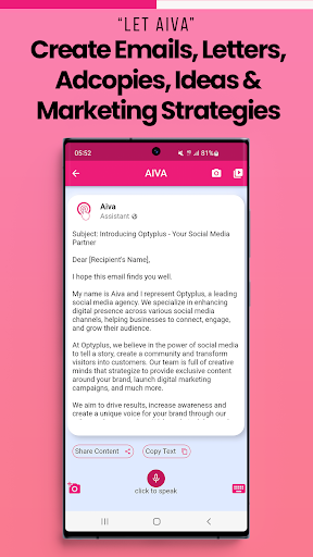 Aiva - Optyplus A.I Assistant