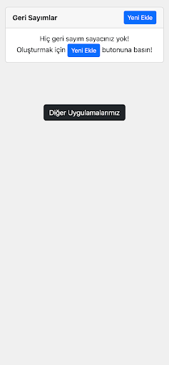 Android application Geri Sayım: Süre Sayacı screenshort