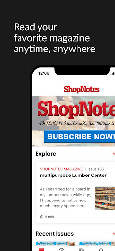 ShopNotes Magazine Screen 2