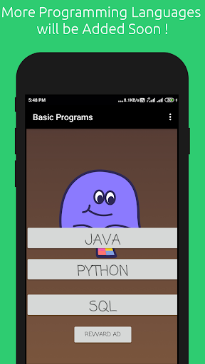 Android application Basic Programs screenshort