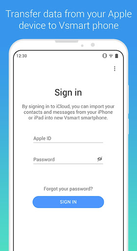 Vsmart Data transfer Screen 3
