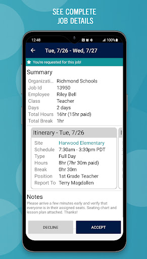My Sub K-12 Screen 2
