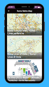 Mapa do Metrô de Roma