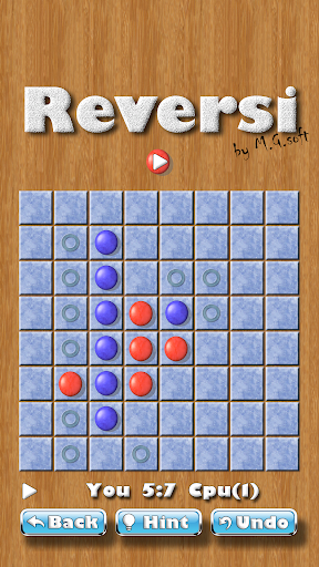 Android application Reversi screenshort