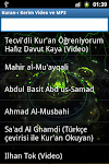 screenshot of Holy Quran video and MP3