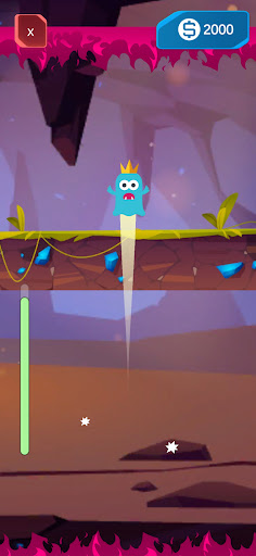 Android application Sweet jumping monster casual screenshort