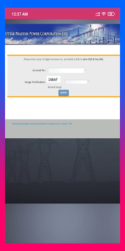 UP Bijli Light Bill Check App Screen 2