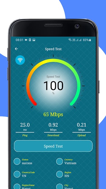 Captura 4 Internet speed of WiFi 5G 4G android