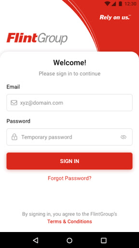 Android application FlintService screenshort