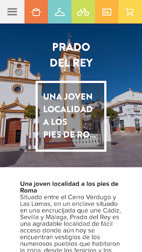 Android application Conoce Prado del Rey screenshort