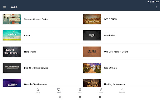 Screenshot of StoneWater Church