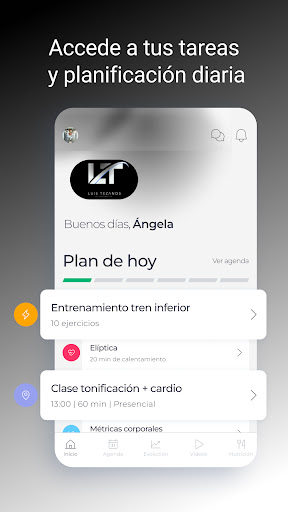 Android application LT Fitness screenshort