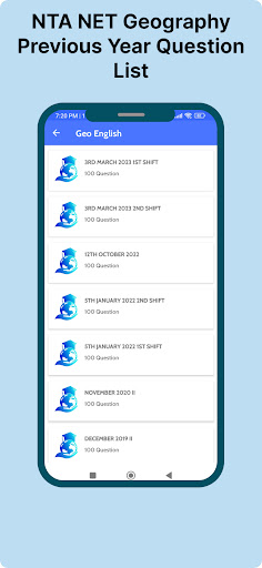 Ugc Nta Net I II Geography PYQ Screen 3