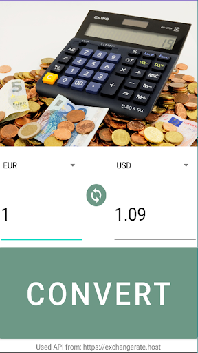 Currency Exchanger Screen 2
