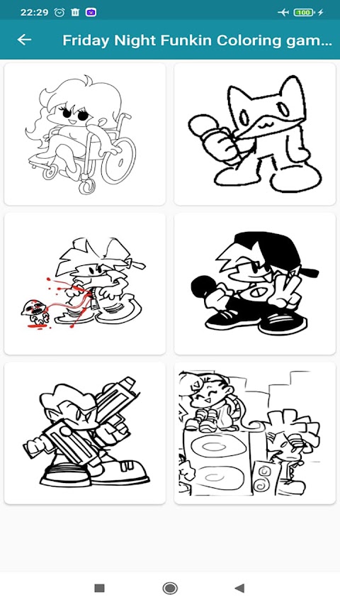 FNF - Coloring Game for Friday night funkinのおすすめ画像3