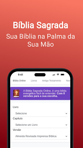 Android application Bíblia Sagrada screenshort