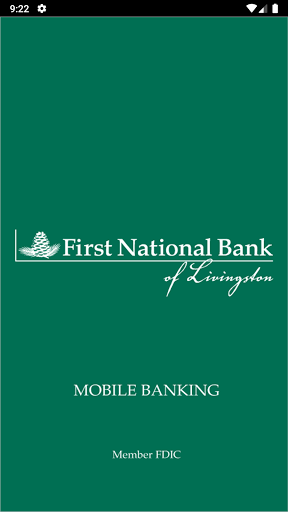 Android application First National Bank Livingston screenshort