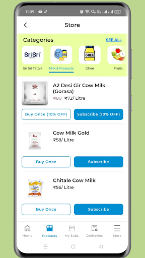 Daily Milker Screen 2