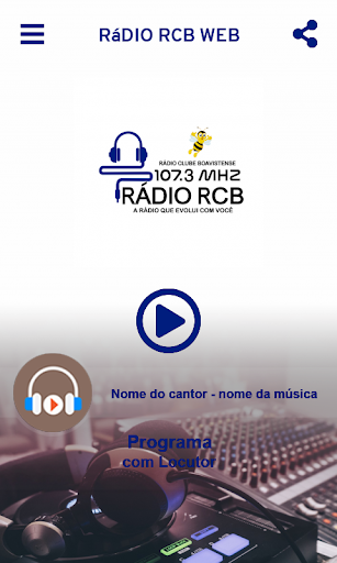 Rádio RCB Web Screen 2