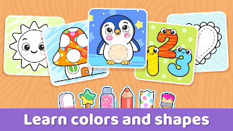 Game screenshot Coloring game for toddlers 1+ apk download