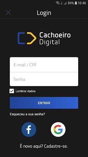 Android application Cachoeiro Digital screenshort