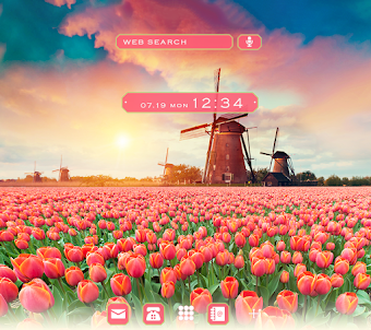 Tulip Field Theme +HOME