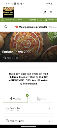 Enricco Pizza 2000 DK Screenshot 1 - AppWisp.com