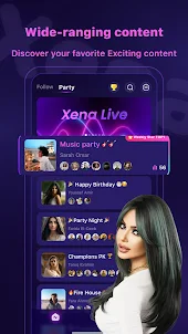 Xena Live -Group Voice Chat