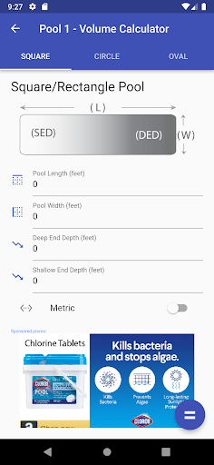 Pool Chemical Calculator Screenshot 3 - AppWisp.com