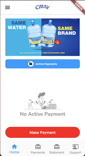 CWAY CUSTOMER HUB Screen 2
