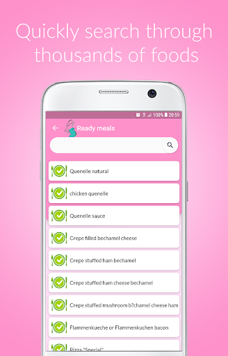 Pregnant: what can I eat ? Screen 3