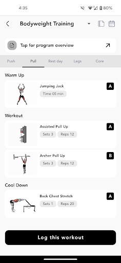 App screenshot