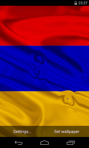 Android application Flag of Armenia 3D Wallpapers screenshort