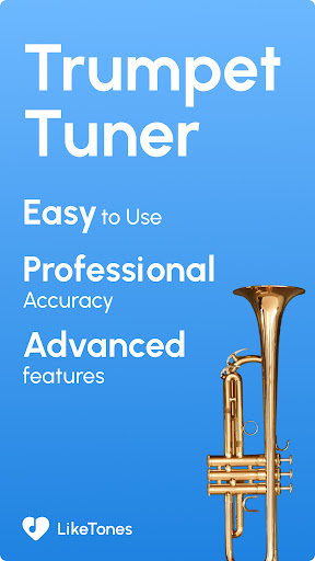 Android application Trumpet Tuner - LikeTones screenshort