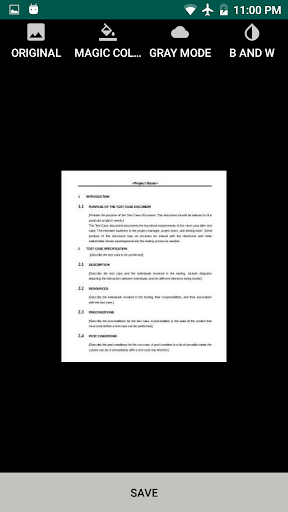 My Scanner Screen 3