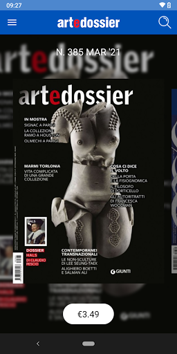 Android application Art e Dossier screenshort
