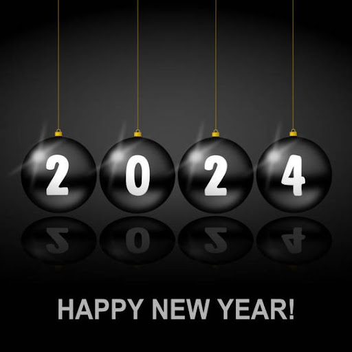 New Year 2024 Wishes Screen 2